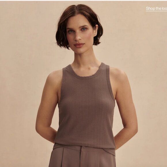 Varley Thurman Tank (Deep Taupe) - Picture 2 of 2